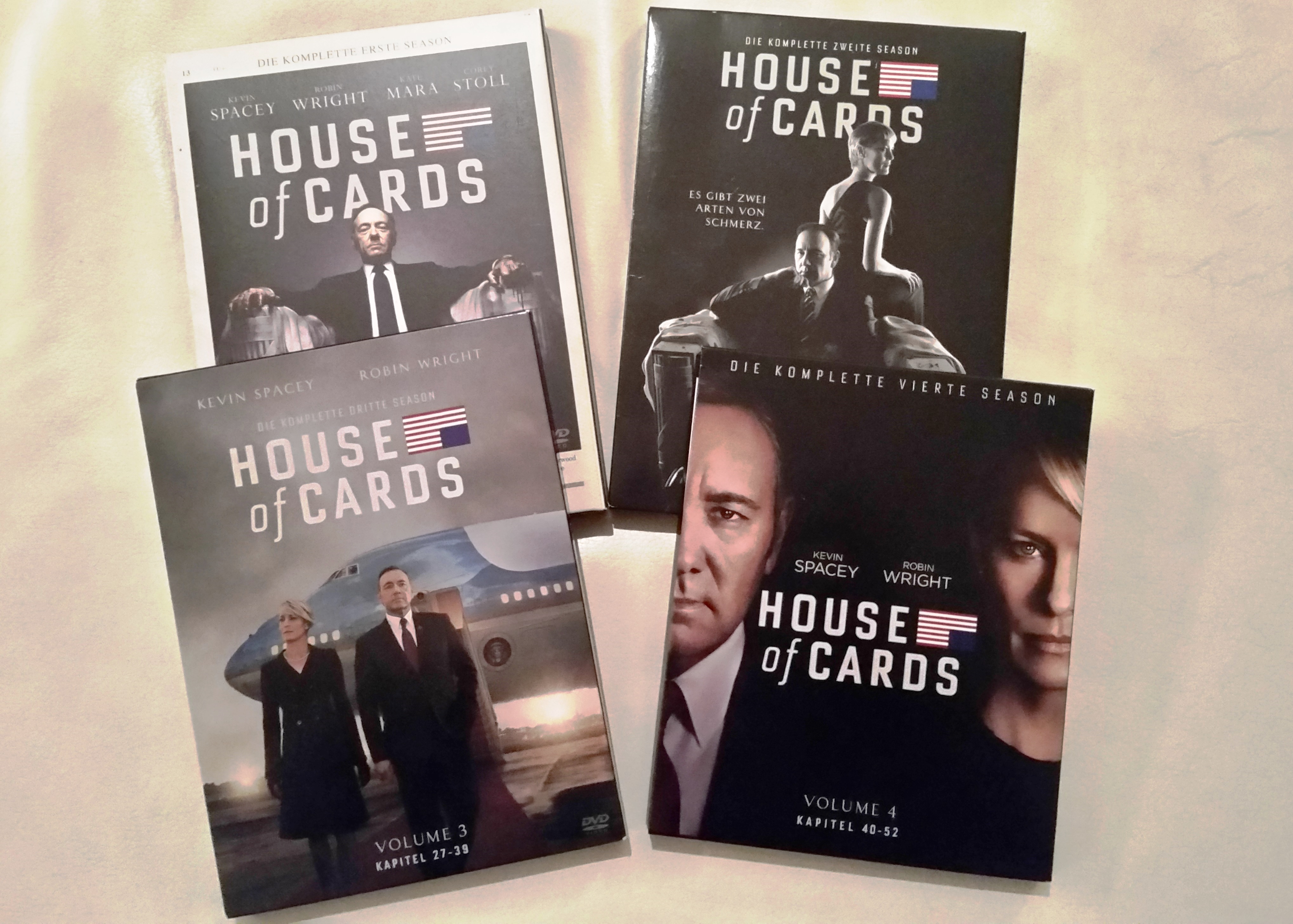 Staffel 1 bis 4 von House of Cards 