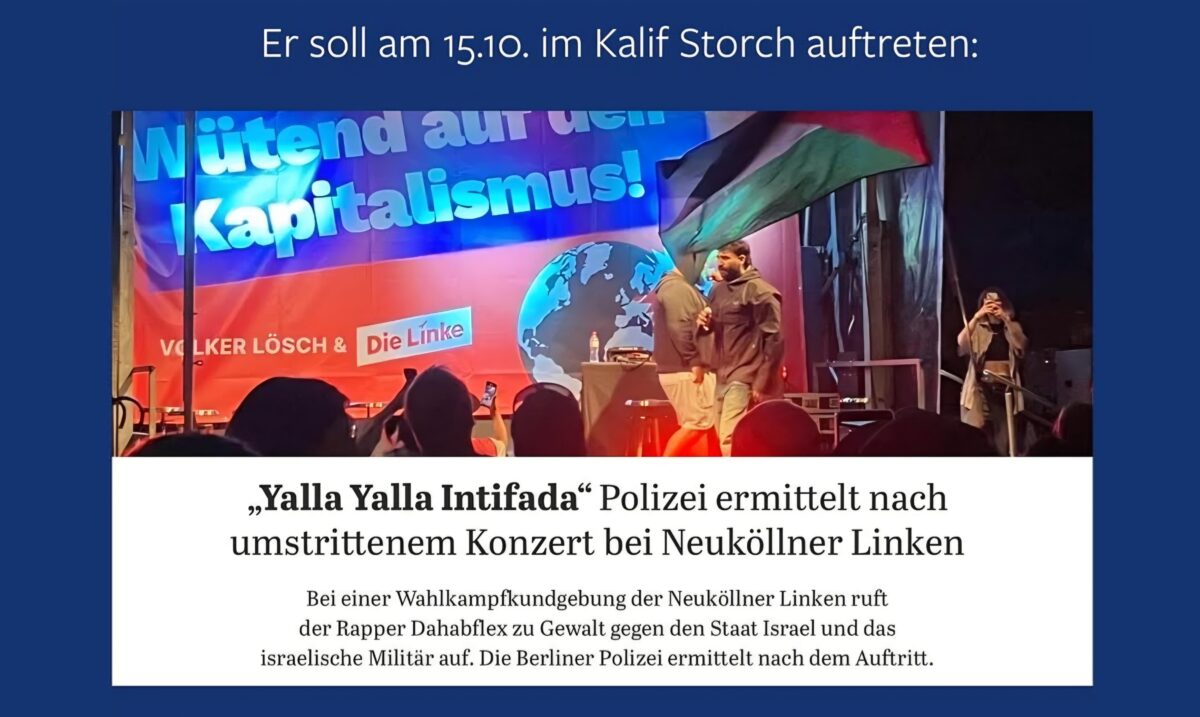 Rappenden Hasspredigern keine Bühne geben